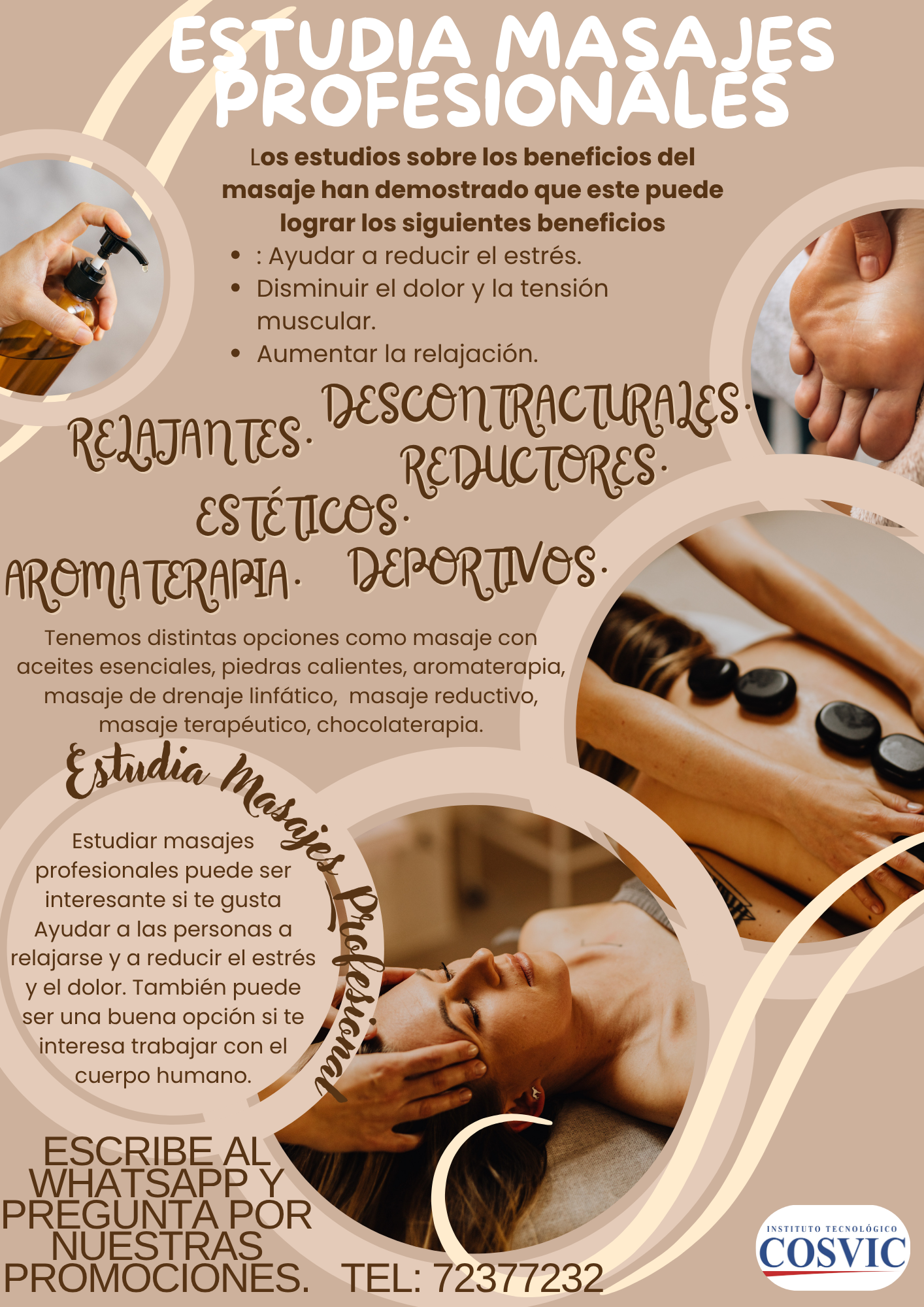 CURSO MASAJE PROFESIONAL (MS-81) MIERCOLES 6-9PM