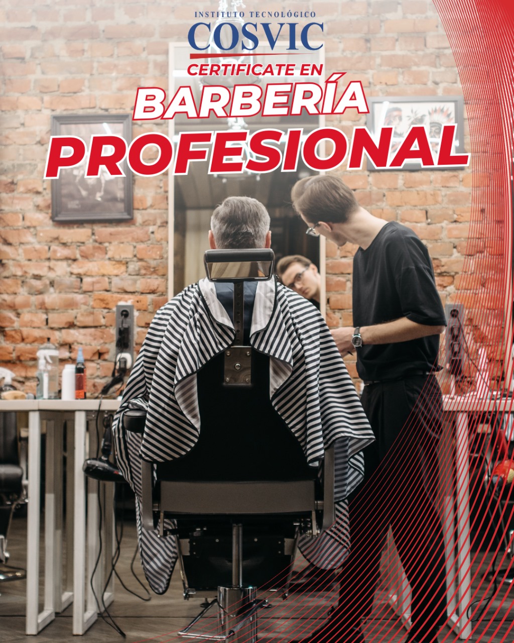 CURSO BARBERIA PROFESIONAL (BS-141) MARTES 9AM A 12MD
