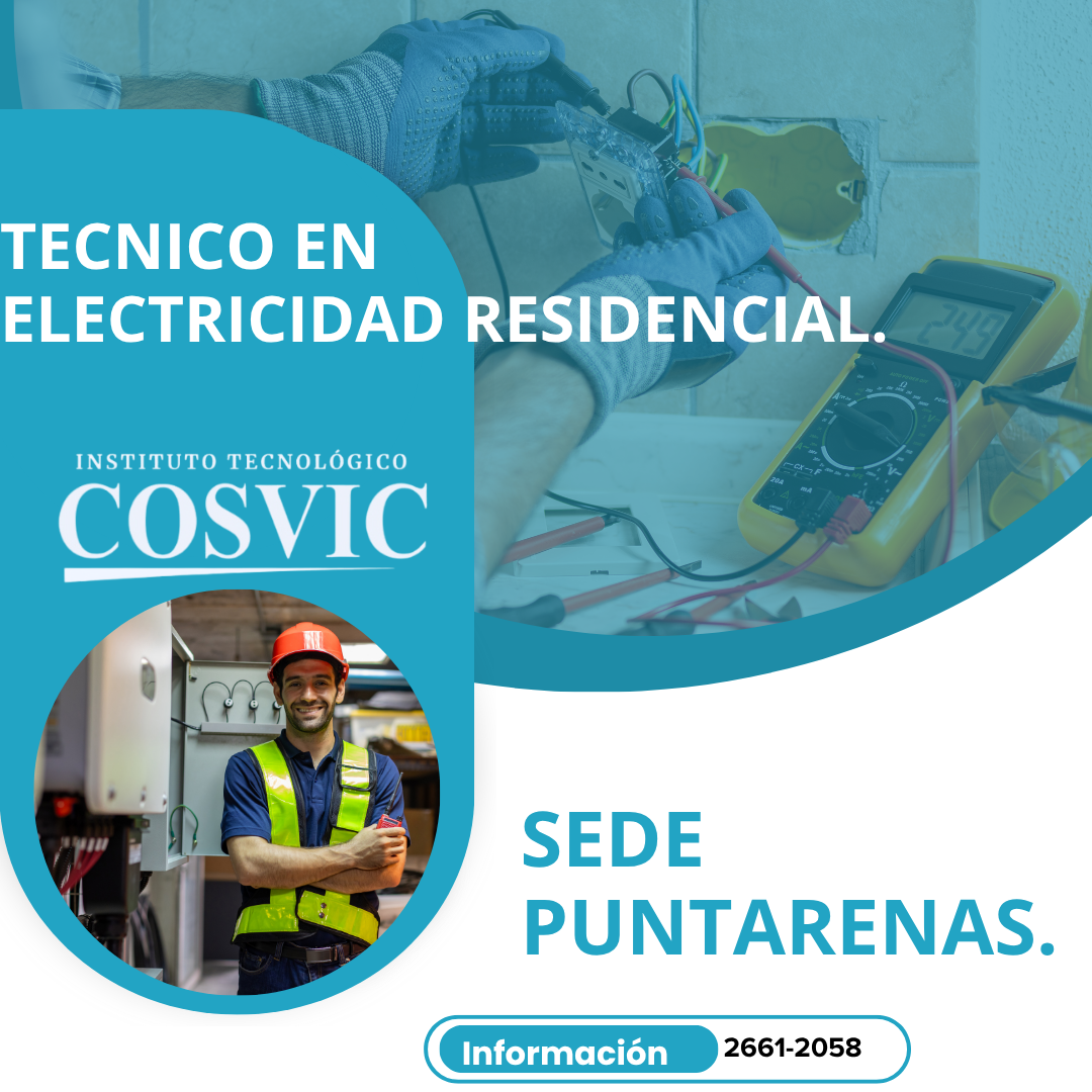 TÉCNICO EN ELECTRICIDAD RESIDENCIAL – DOMINGO 11:00AM A 2:00PM ER-06/10/2024